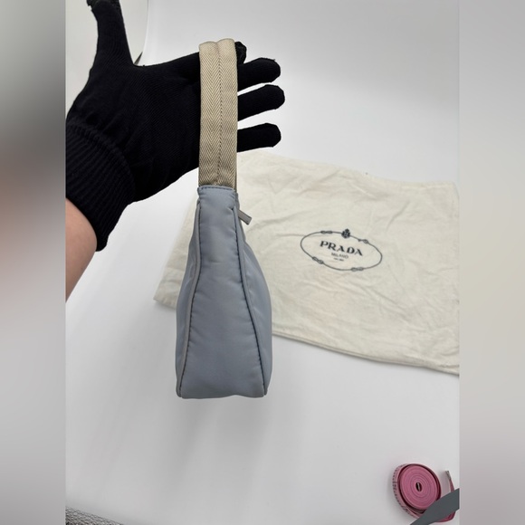 ❤️ Prada Vintage Mini Tessuto Hobo Nylon Bag A124M17#5 - Picture 7 of 15